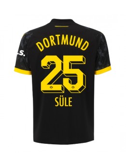 Moški Nogometna dresi replika Borussia Dortmund Niklas Sule #25 Gostujoči 2023-24 Kratek rokav
